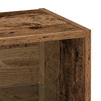 vidaXL Svävande hylla återvunnet trä 40x28,5x40 cm konstruerat trä