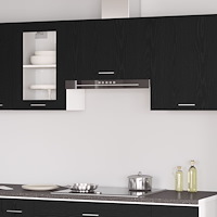 vidaXL Hängskåp i Svart Ek - 60x31x60 cm, Tillverkat av Konstruerat trä