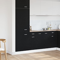 vidaXL Svart Ek Lådbotten Skåp - 30x46x81.5 cm
