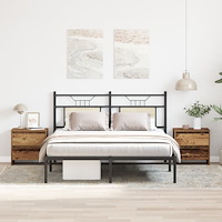 vidaXL Sängbord 2 st Gammalt Trä 45x34x44,5 cm Konstruerat Trä