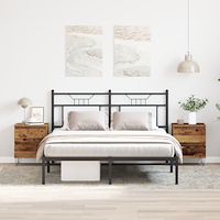 vidaXL Sängbord 2 st Gamla trä 40x35x50 cm Konstruerat trä