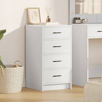 vidaXL Sideboard vit 40x41x75 cm konstruerat trä