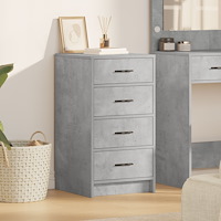 vidaXL Sideboard betonggrå 40x41x75 cm konstruerat trä
