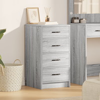 vidaXL Sideboard grå sonoma 40x41x75 cm konstruerat trä