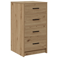 vidaXL Sideboard artisan ek 40x41x75 cm