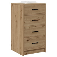 vidaXL Sideboard artisan ek 40x41x75 cm