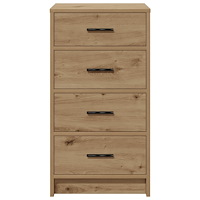 vidaXL Sideboard artisan ek 40x41x75 cm