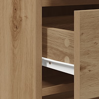 vidaXL Sideboard artisan ek 40x41x75 cm