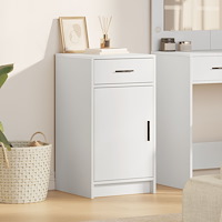 vidaXL Sideboard vit 40x41x75 cm konstruerat trä