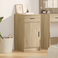 vidaXL Sideboard sonoma ek 40x41x75 cm konstruerat trä
