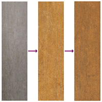 vidaXL Planteringslåda för utomhusbruk 100x100x60 cm väderbeständ.stål