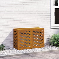 vidaXL Luftkonditioneringsskydd 90x40x60 cm väderbeständigt stål