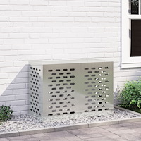 vidaXL Luftkonditioneringsskydd 100x50x70 cm galvaniserat stål