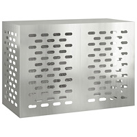 vidaXL Luftkonditioneringsskydd 100x50x70 cm galvaniserat stål