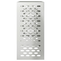 vidaXL Luftkonditioneringsskydd 110x50x105 cm galvaniserat stål