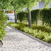 vidaXL Kant för gräsmatta 10 pcs Silver 100 x 0,05 x 20 cm