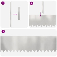 vidaXL Rabattkanter 10 st 100x0.5x15 cm rostfritt stål