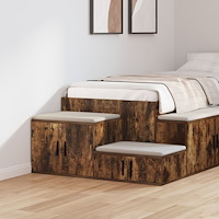 vidaXL Förvaringsskåp i Rökt Ek 118x41x40 cm av Trä