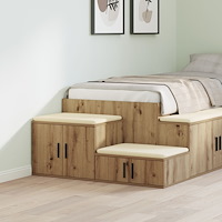 vidaXL Förvaringsskåp Artisan i eklaminat 118x41x40 cm av konstruerat trä