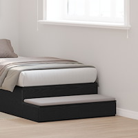 vidaXL Sänglådor Svart 80x36,5x16,5 cm Konstruerat trä