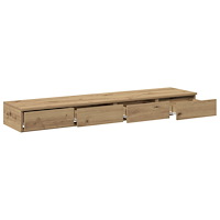 vidaXL Sänglådor Artisan Ek 140x36,5x16,5 cm Konstruerat trä