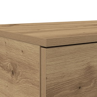vidaXL Sänglådor Artisan Ek 140x36,5x16,5 cm Konstruerat trä