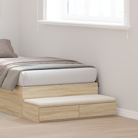 vidaXL Sänglådor Sonoma Ek 75x36,5x16,5 cm Trä