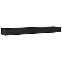 vidaXL Sänglådor Svarta 180x36,5x16,5 cm i Byggt Trä