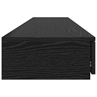 vidaXL Sänglådor Svarta 180x36,5x16,5 cm i Byggt Trä