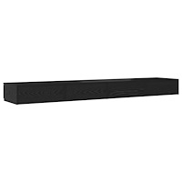 vidaXL Sänglådor Svarta 180x36,5x16,5 cm i Byggt Trä