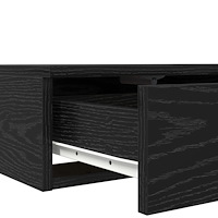 vidaXL Sänglådor Svarta 180x36,5x16,5 cm i Byggt Trä