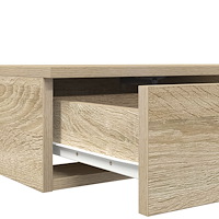 vidaXL Sänglådor Sonoma Ek 135x36,5x16,5 cm Tillverkad i trä