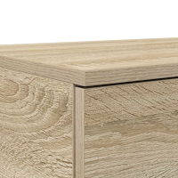 vidaXL Sänglådor Sonoma Ek 135x36,5x16,5 cm Tillverkad i trä