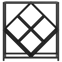 vidaXL Vinkyl Svart Ek 51x18x52,5 cm Konstruerat Trä