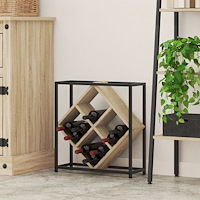 vidaXL Vinhylla Sonoma Ek 51x18x52,5 cm Konstruerat Trä