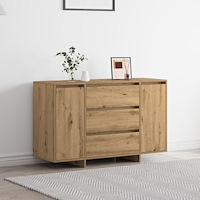 vidaXL Sideboard Artisan Ek 120x41x75 cm Konstruerat trä