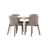 Venture Home Matbord Flora med Astoria Stol
