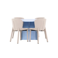 Venture Home Matbord Bootcut med Astoria Stol