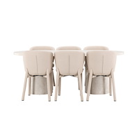 Venture Home Matbord Narvik med Astoria Stol