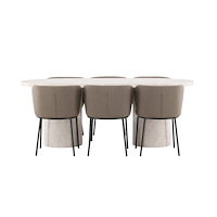 Venture Home Matbord Narvik med Edina Stol