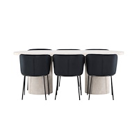 Venture Home Matbord Narvik med Edina Stol