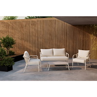 Venture Home Sicily Lounge Set Beige Beige