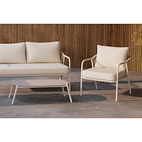 Venture Home Sicily Lounge Set Beige Beige