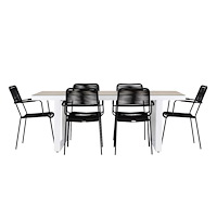 Venture Home Merlo Rektangulär Matgrupp