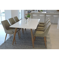 Venture Home Matgrupp Polar med stolarna Plaza