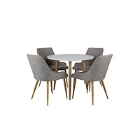 Venture Home Matgrupp Polar med stolarna Plaza