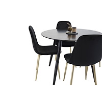 Venture Home Matgrupp Plaza med stolarna Polar