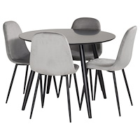 Venture Home Matgrupp Plaza med stolarna Polar
