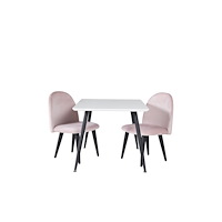 Venture Home Matgrupp Polar med stolarna Velvet