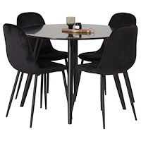 Venture Home Matgrupp Plaza med stolarna Polar